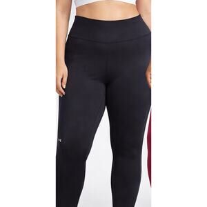 Under Armour ColdGear Leggings Compression Womens XL Black Athletic Gym